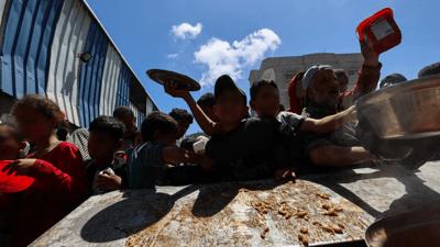 بە دۆزەخی سەر زەوی ناوی دەبەن.. 80 منداڵ لە غەزە لە برسا مردوون