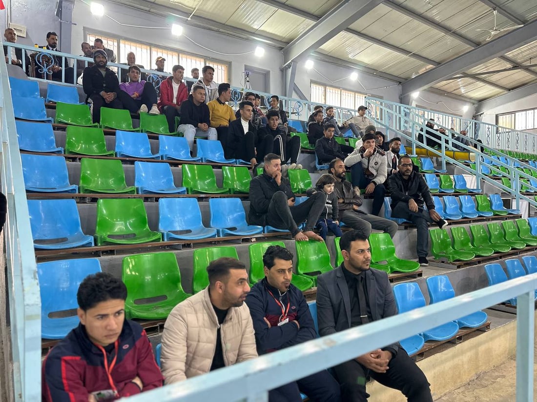 صور: موهبة الديوانية يتغلب على الدغارة ويتوج بكأس العراق للناشئين بكرة الطائرة
