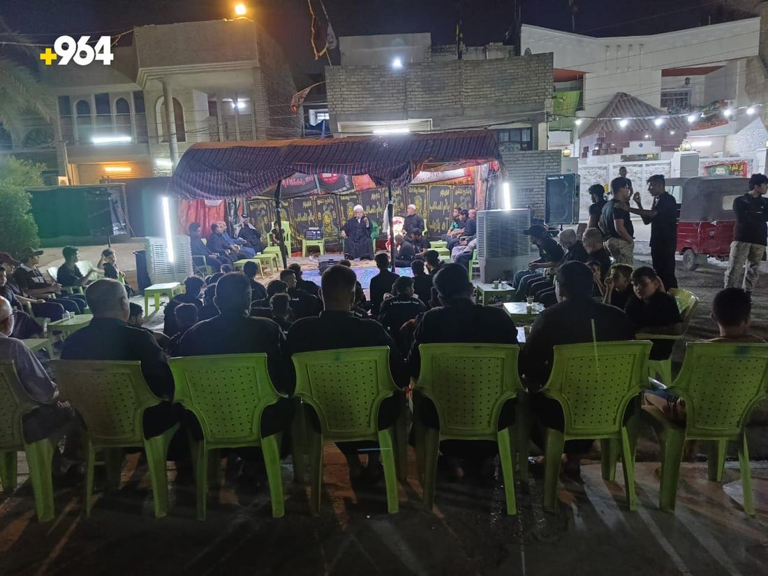 مرتضى حرب ينافس باسم الكربلائي.. شعبية جارفة في قاعة “نرجس” بالمشتل (فيديو)