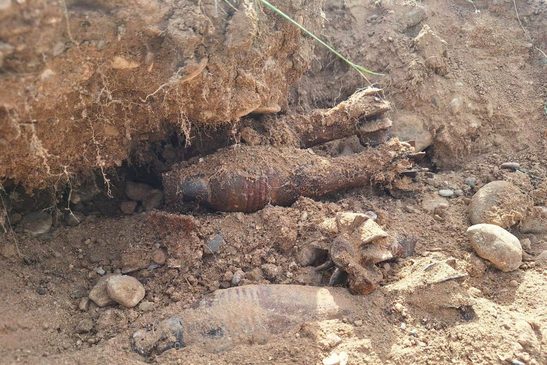 ژمارەیەک گولـلە هاوەن لە قۆرەتووی گەرمیان دۆزرانەوە