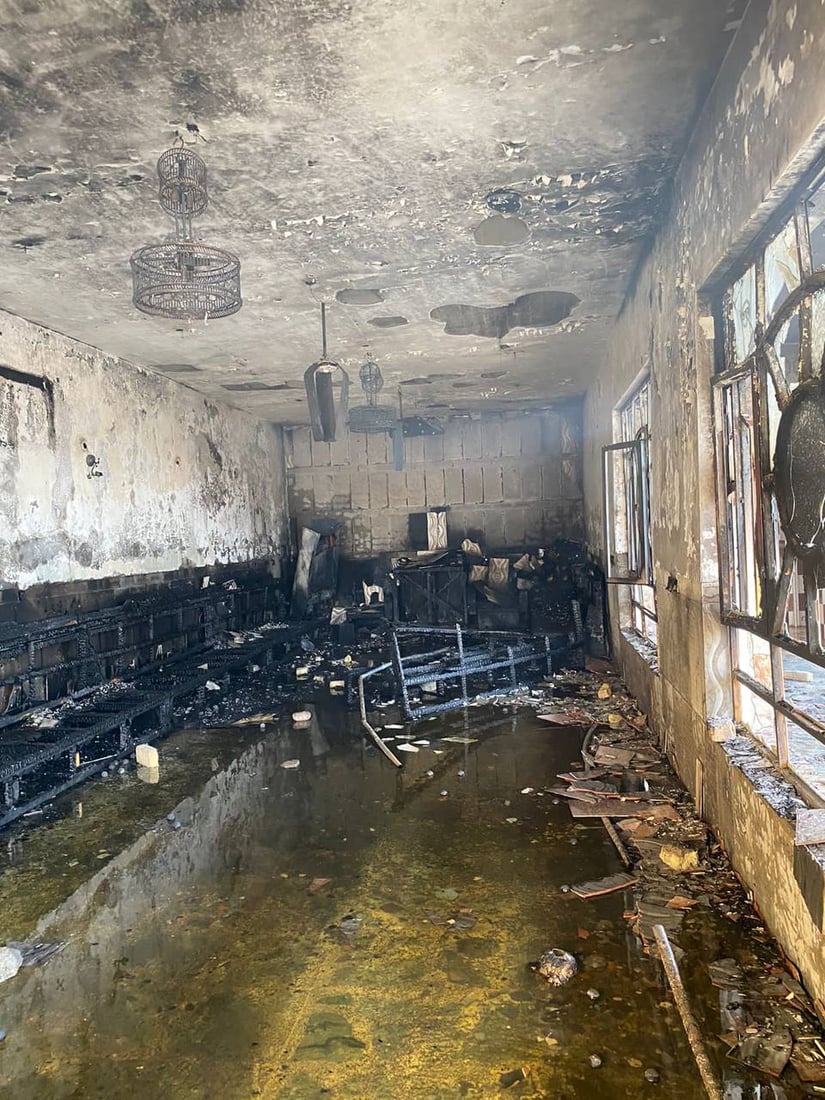 حتى المستمسكات لم تسلم.. شرارة “سبلت” أحرقت منزلاً في خان بني سعد (صور)