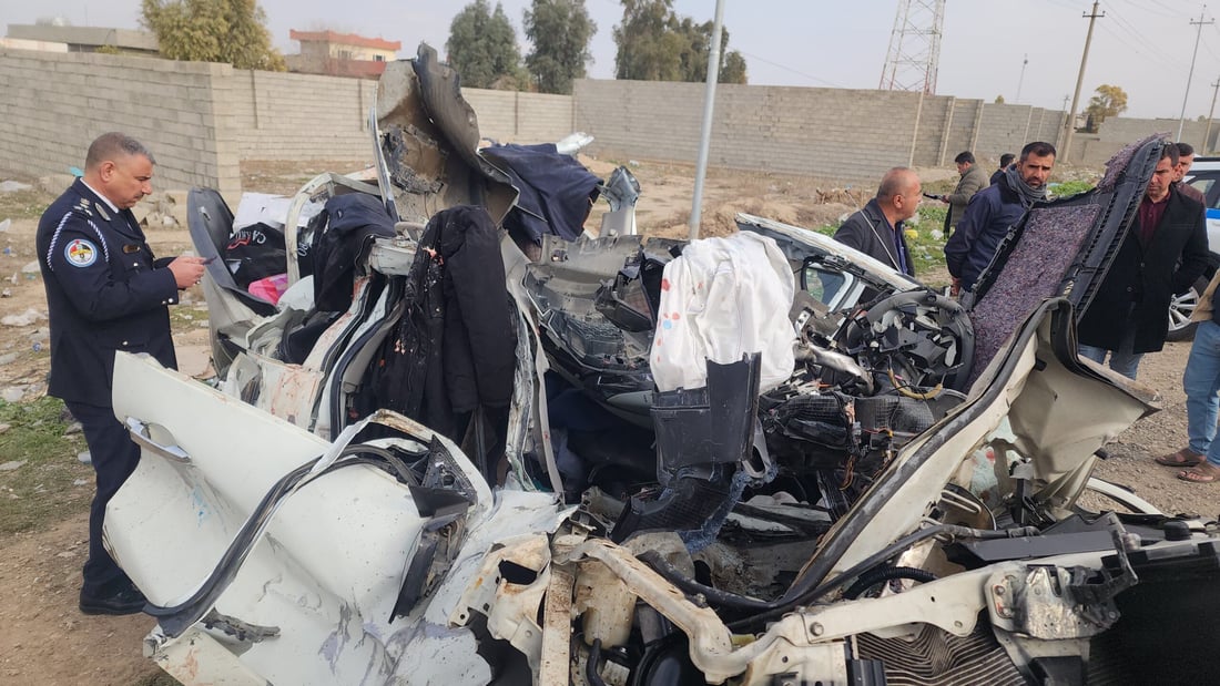 چوار ئەندامی یەک خێزان لە رووداوێکی هاتوچۆدا گیانیان لەدەست دا