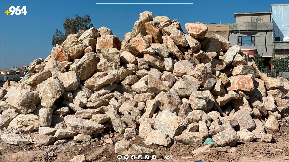 ژیان لەنێو کارگەی رێکخستنی بەرد لە دەربەندیخان