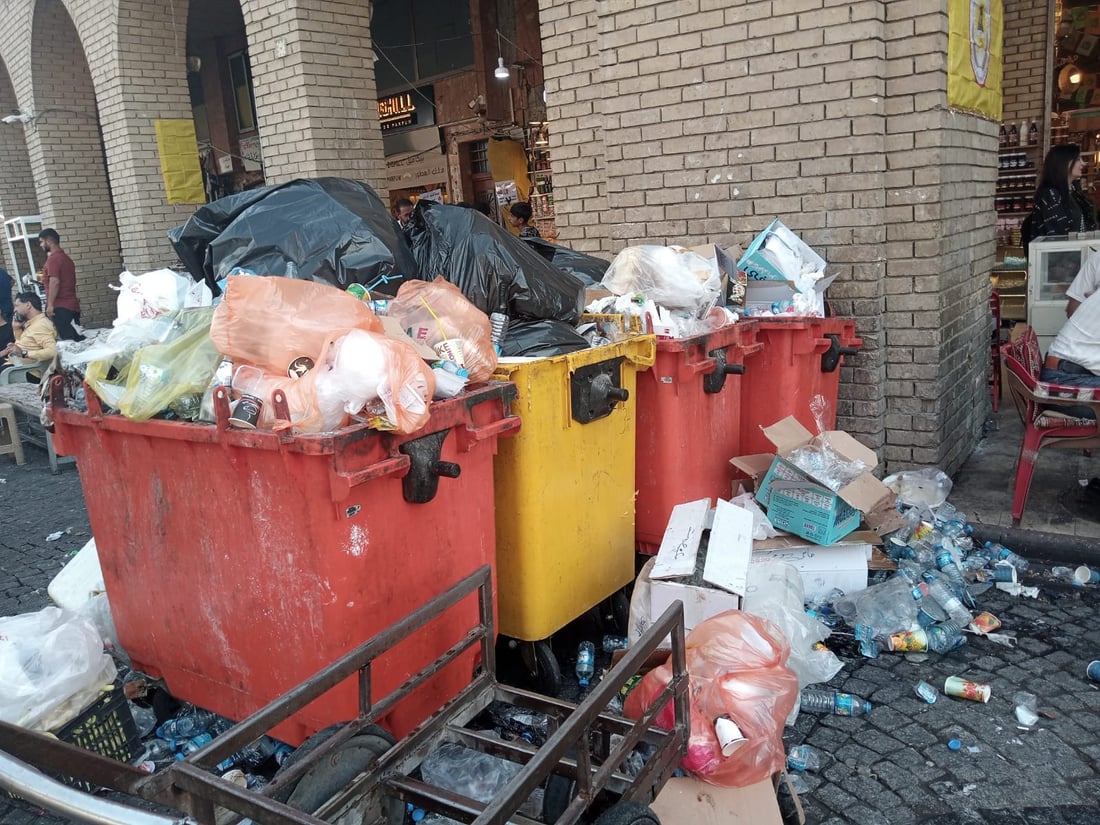 لە رۆژێکدا زیاتر لە 60 تۆن زبڵ لە هەولێر کۆکرایەوە