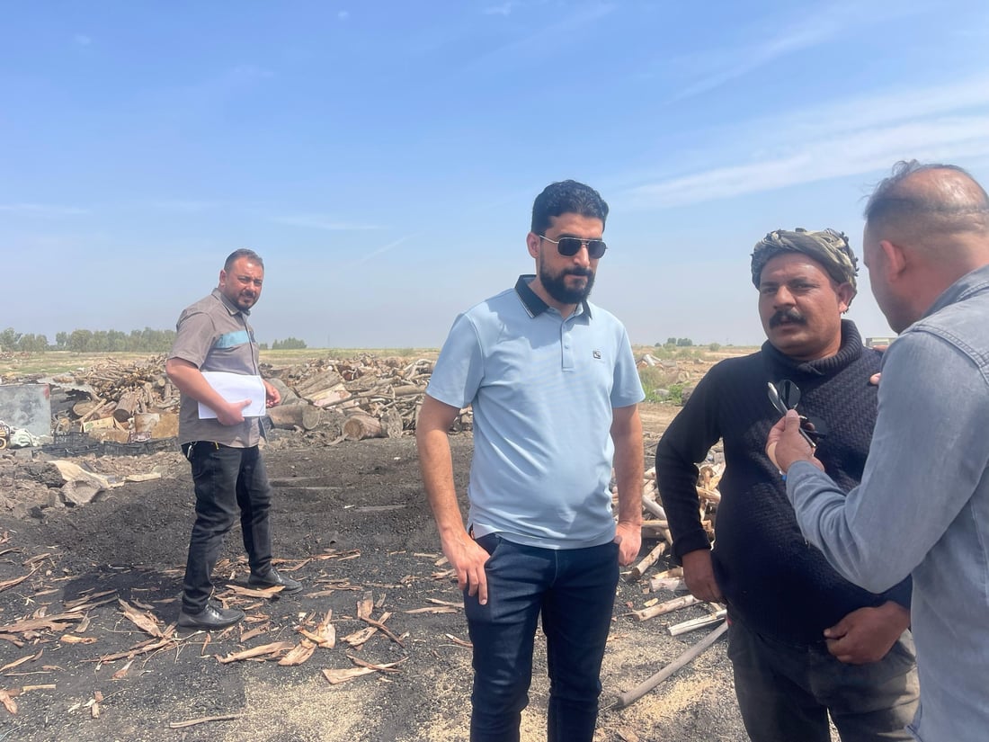 بيئة ديالى تغلق جميع “كور” الفحم غير المرخصة