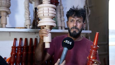 Basra craftsman carves niche in hookah market with 3D designs