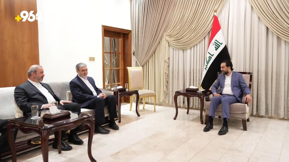 Iraq’s parliament speaker discusses Palestinian issue with Iranian delegation