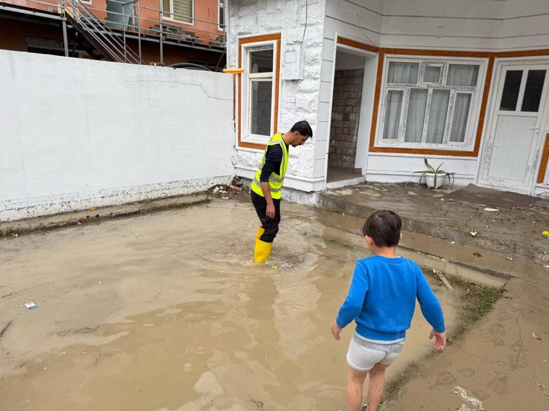 لە سۆران ئاو چووە ناو چەند ماڵێکەوە