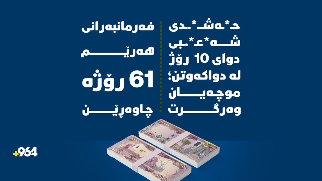 حەشدى شەعبى دوای 10 رۆژ لە دواکەوتن موچەیان وەرگرت