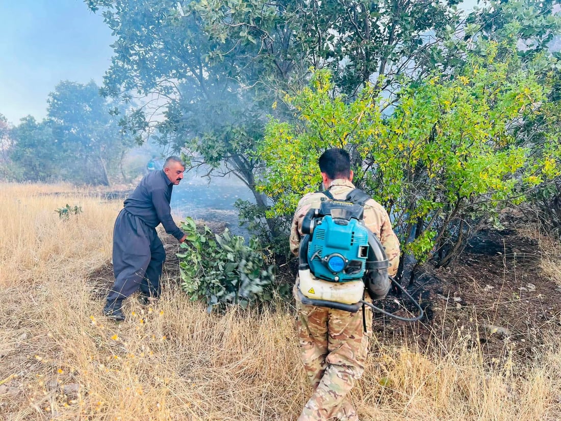 دوای بیستنی دەنگی تەقە ئاگر لە قۆپییەکانی قەرەداغ کەوتەوە