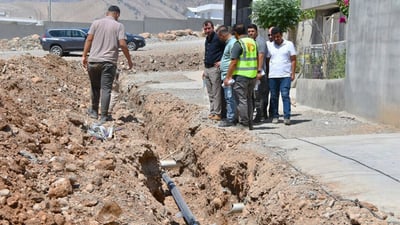 حەوت گەڕەکی شاری رانیە تۆڕی ئاوی خواردنەوەیان بۆ رادەکێشرێت