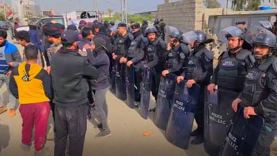 کرێکارانی کۆمپانیای پاککردنەوەی کەرکوک داوای موچەکانیان دەکەن