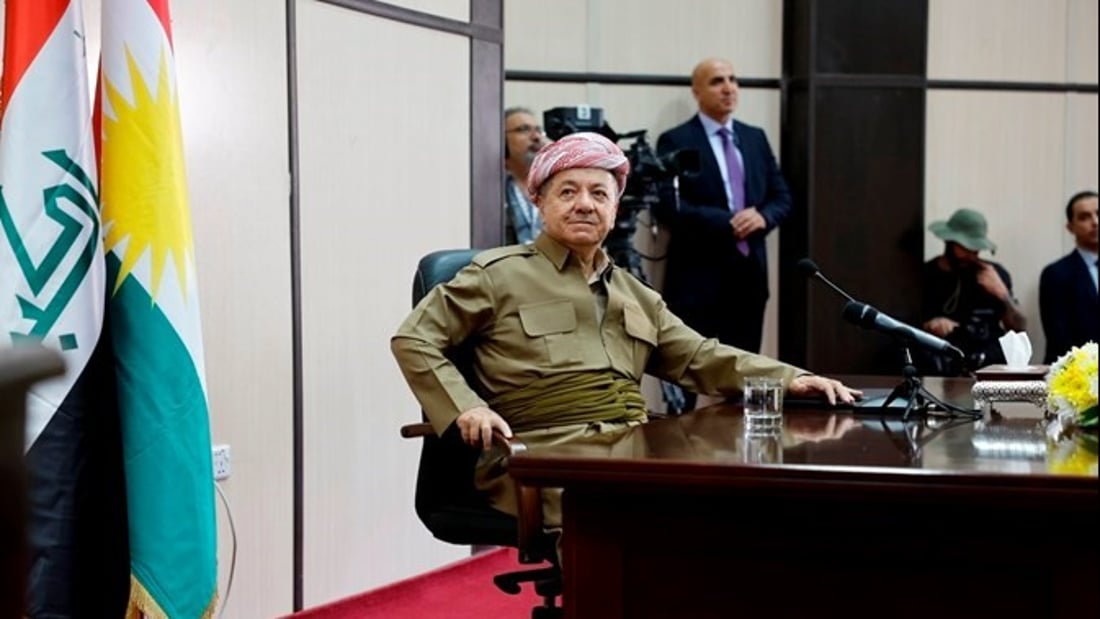 بارزاني يدعو شركاء العملية السياسية إلى مراعاة مبادئ الشراكة والتوافق والتوازن