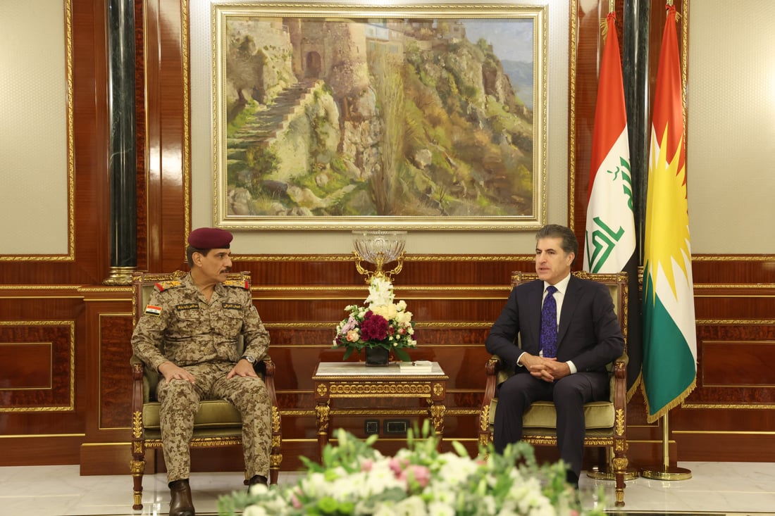 President Barzani, Iraqi army chief discuss Peshmerga cooperation and coalition transition