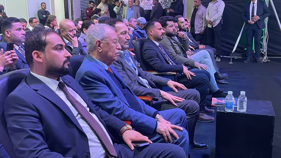 Former prime minister Haidar Al-Abadi criticises Iraqi politicians at Baghdad book fair