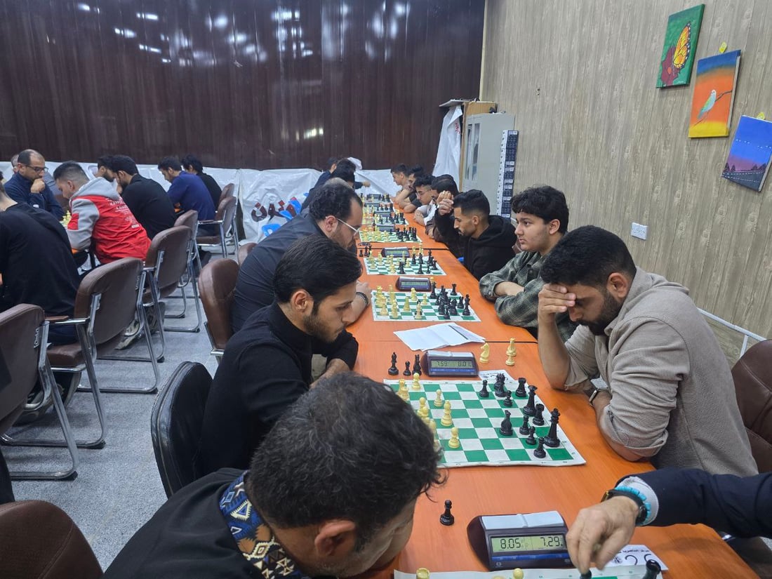 صور: ذي قار تحصد المراكز الثلاثة الأولى في بطولة الشطرنج الدولية