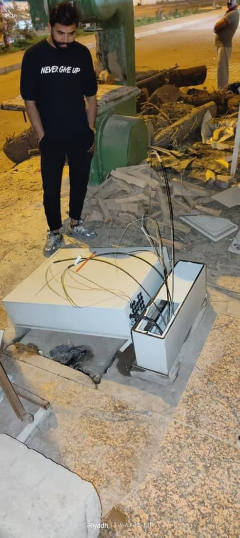 More sabotage of fiber optic cabinets in Baghdad