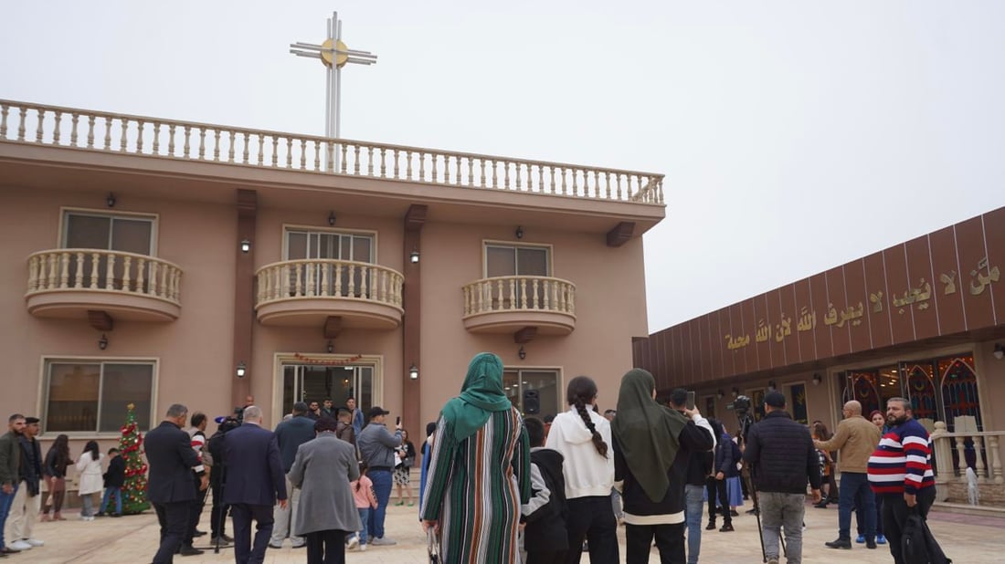 مسلمات الموصل في قداس الميلاد: جئنا مع أولادنا لتوثيق الصداقة والجيرة