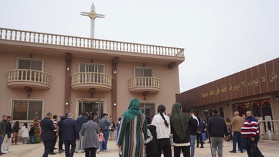 مسلمات الموصل في قداس الميلاد: جئنا مع أولادنا لتوثيق الصداقة والجيرة