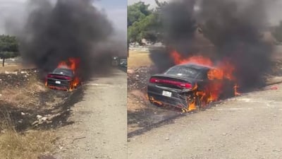 ئۆتۆمبێلێک ئاگری گرت