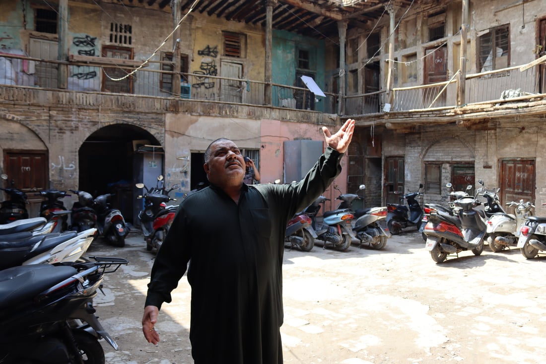 فيديو من “خان المدامغة” في الكاظمية: آخر شاهد على العهد العثماني تحوّل إلى “گراج”