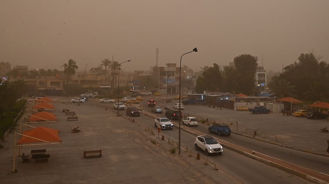 کەشناسیی عێراق: خۆڵبارین دەستپێدەکات