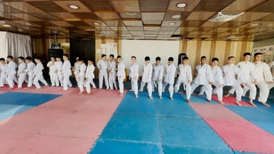 Kirkuk’s young athletes earn yellow belts in Shotokan karate