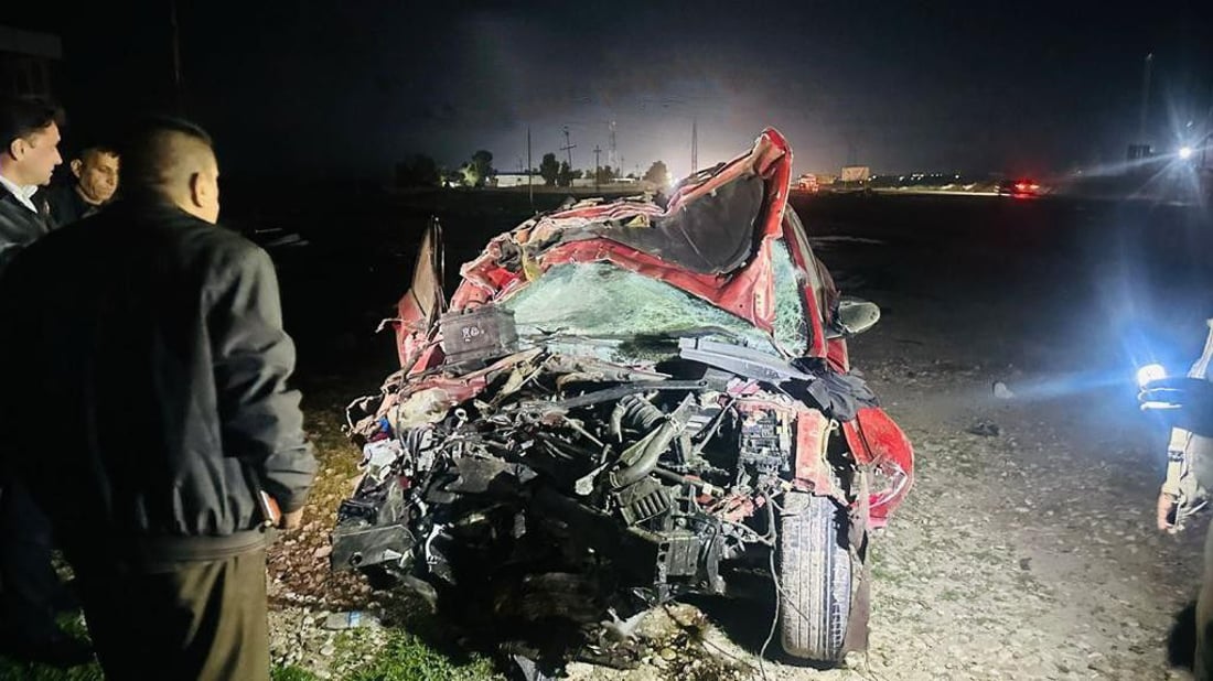 بەهۆی رووداوێکی سەختی هاتوچۆ دوو کەس گیانیان لەدەستدا