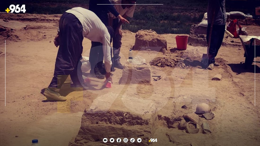 شوێنەوارێكی دێرین لە گەرمیان دۆزرایەوە