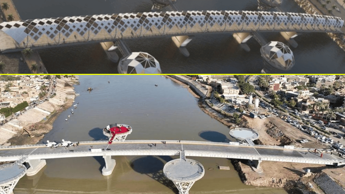 تصميم غلاف جسر الكريعات في تركيا وسينتهي قريباً.. وزير الإعمار