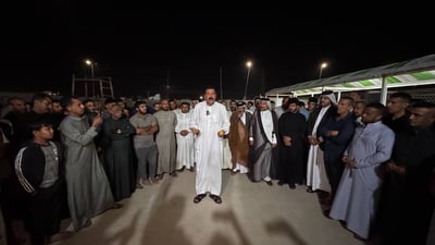 صور: إضراب سواق العراق ضد إيران الليلة بعد اعتداء وسرقات في زرباطية