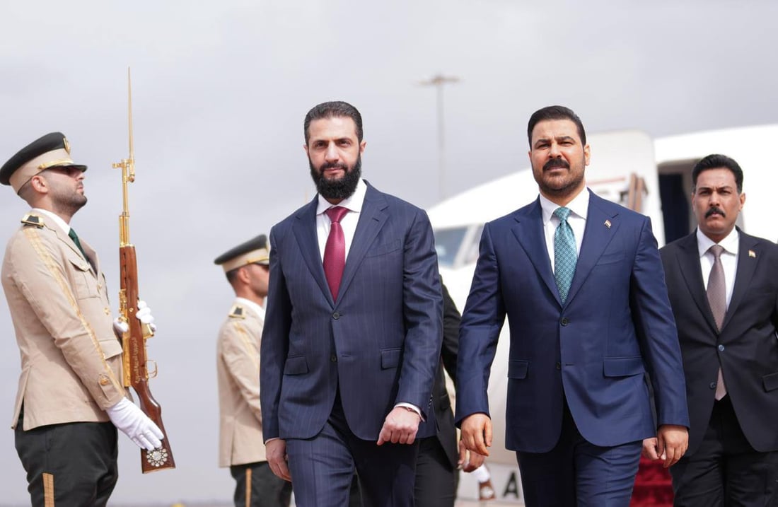 صور: أحمد الشرع يستقبل الزيدي في دمشق