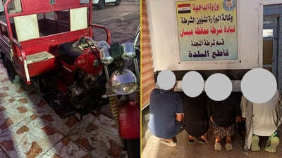 ضبطوا بالجرم المشهود.. اعتقال 4 متهمين بسرقة كابلات مشروع الكورنيش في العمارة