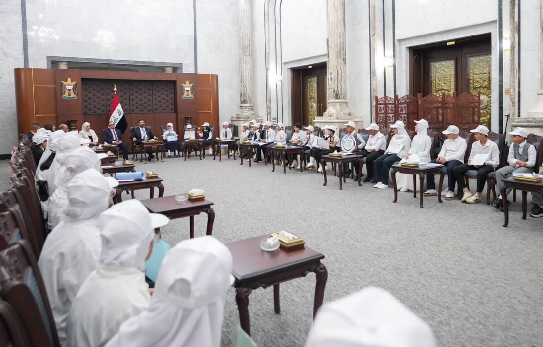 الزيدي يفتح أبواب القصر لأطفال السكري ويعد برعايتهم وتأمين علاجاتهم