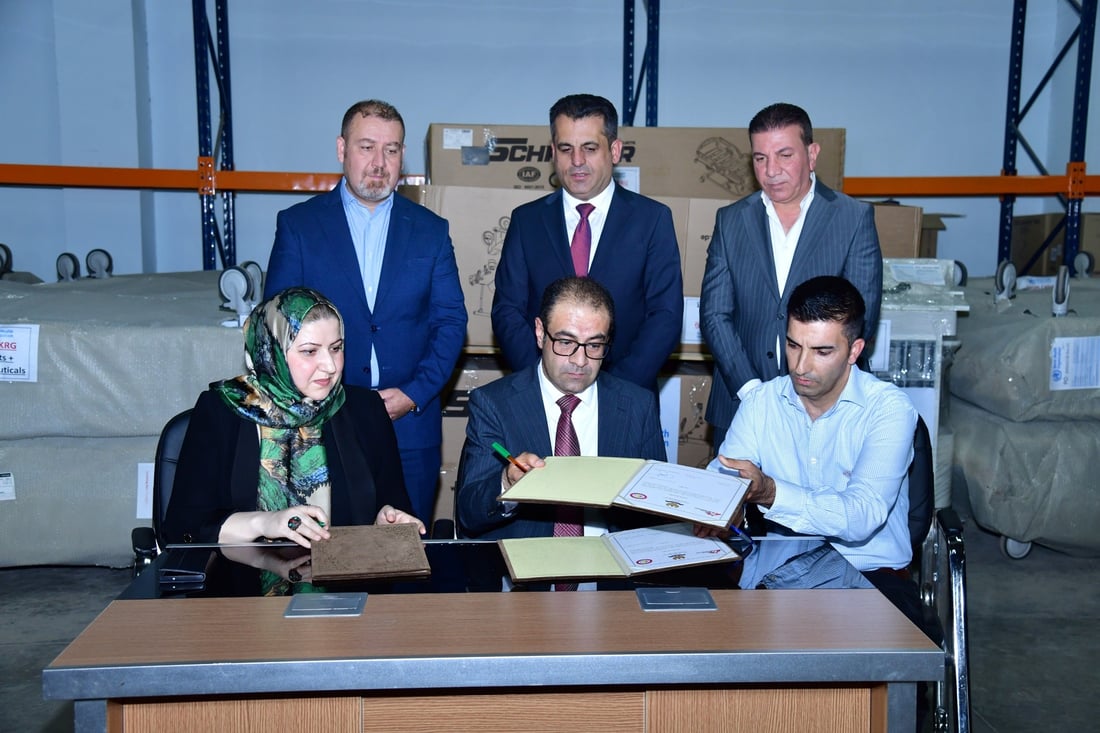 رێکخراوێک بایی نیو ملیۆن دۆلار دەرمان و پێداویستی دایە هەرێم