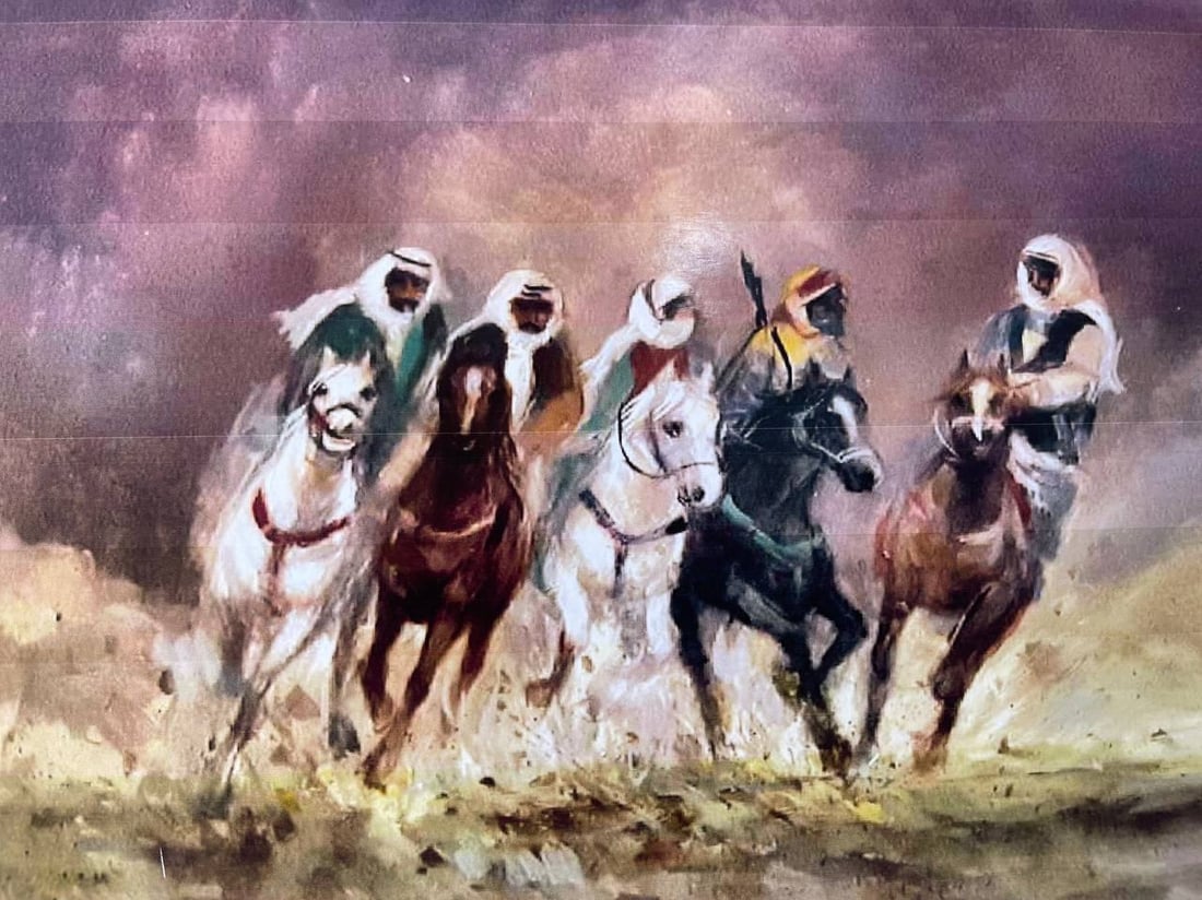 الفنان الذي اكتشفه وفد من ليبيا.. جلسة بين لوحات “صالح” في أصغر أزقة بعقوبة (صور)