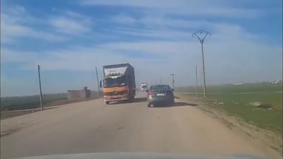 هاوپەیمانان بە 70 بارهەڵگرەوە لە شەدادییەوە بەرەو عێراق بەڕێکەوتن