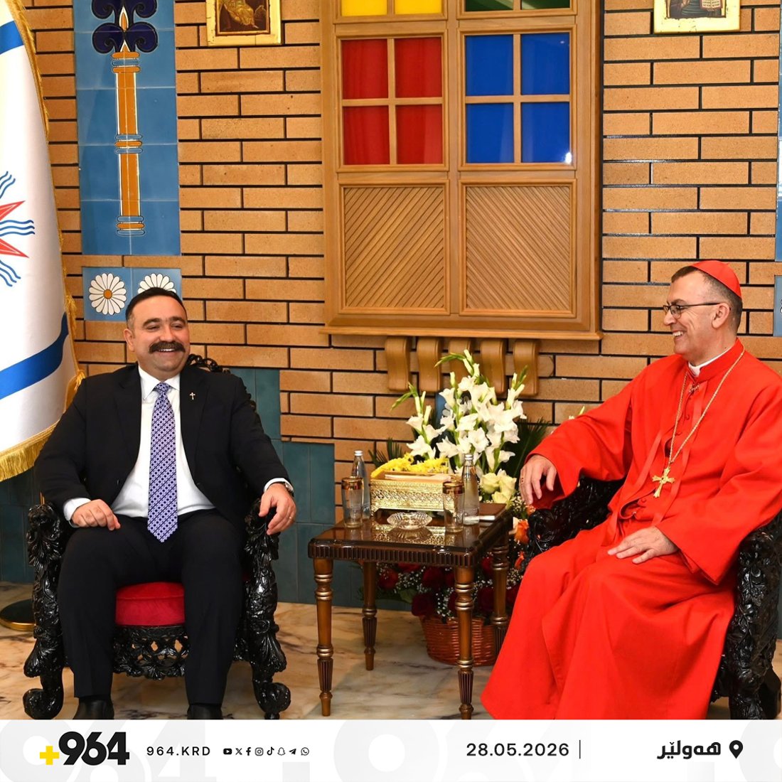 وەزیری گەیاندن قسەی سەرۆکی حکومەتی برد بۆ سەرۆکی کەنیسەی کلدان
