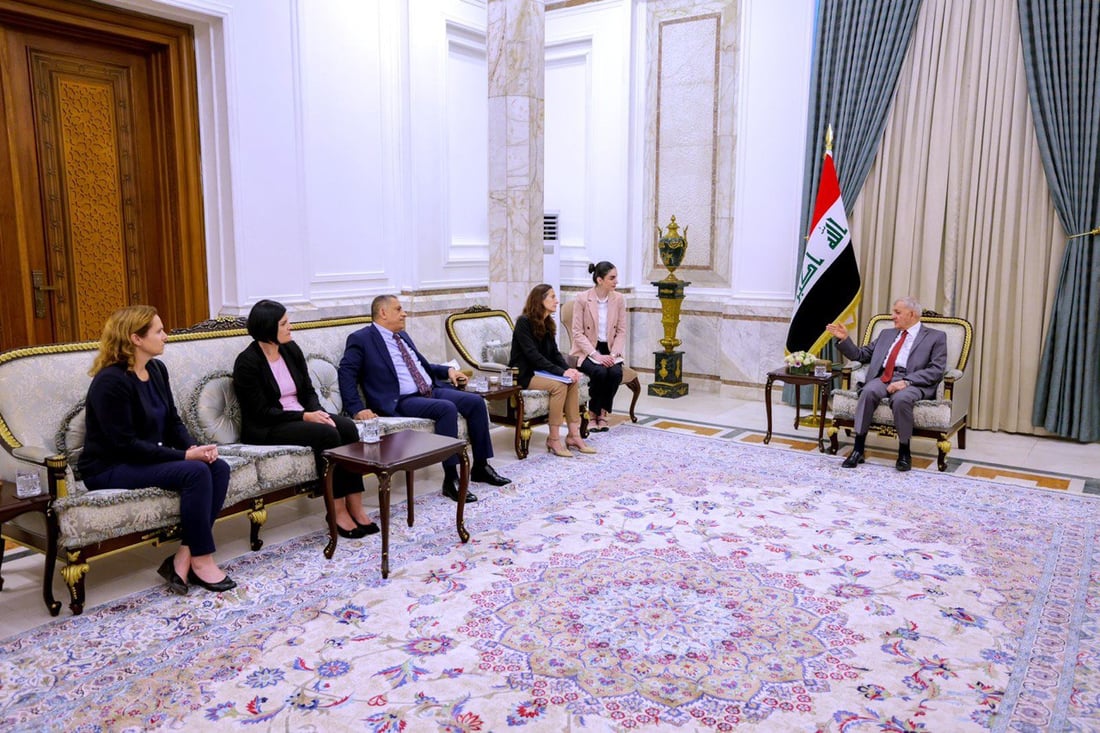 صور: لطيف رشيد يطلب من فريق الأمم المتحدة التحقيق بجرائم صدام حسين