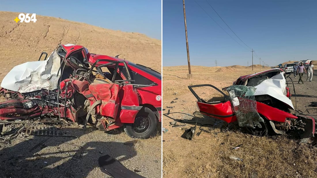 لەرێگەی گوڵاڵە بۆ خانەقین دوو کەس گیانیان لەدەستدا