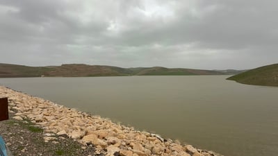 بەنداوەکەی لای قوشتەپە؛ “چەمرگە” پڕ ئاو بوو