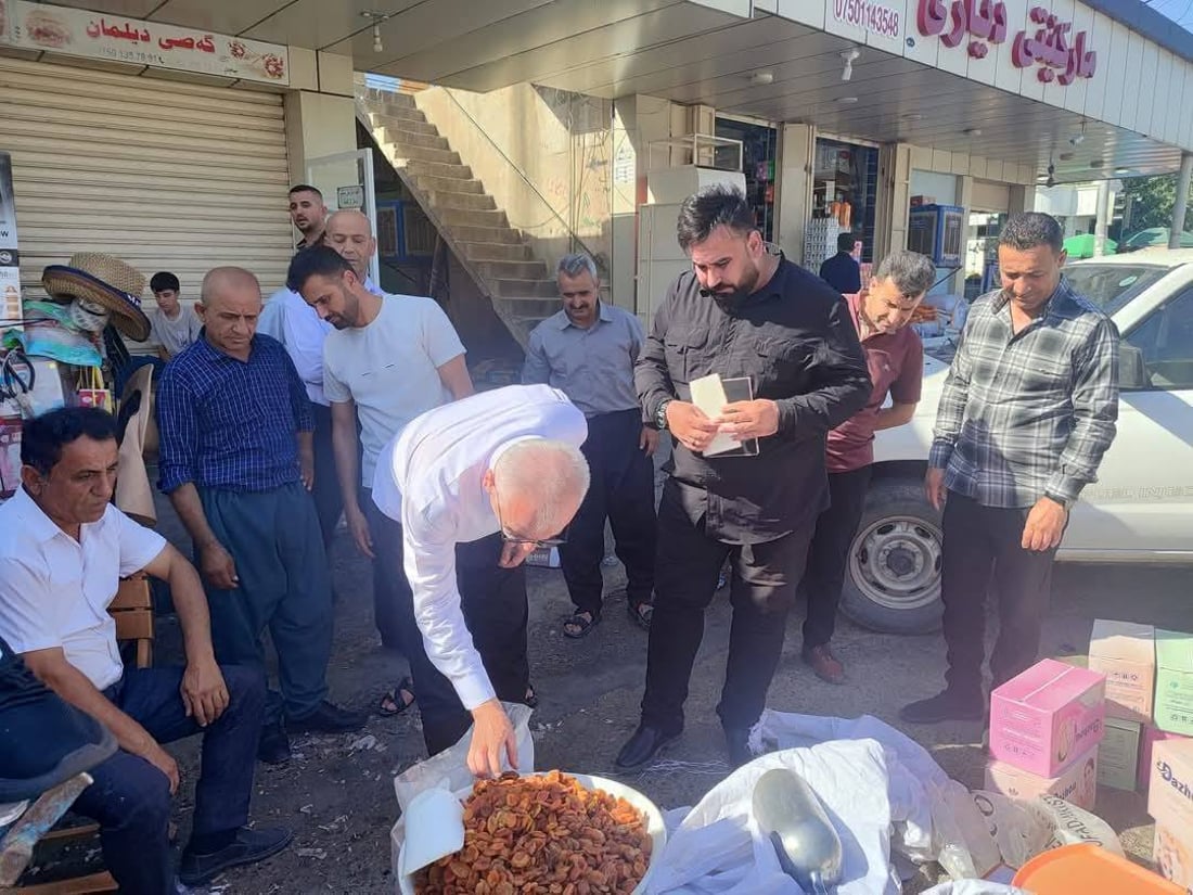 زیاتر لە تۆنێک قەیسی كرماوی دەستیبەسەردا گیرا