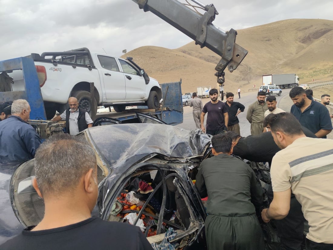 سێ كەس لە رووداوێكی هاتوچۆدا گیانیان لەدەست دا