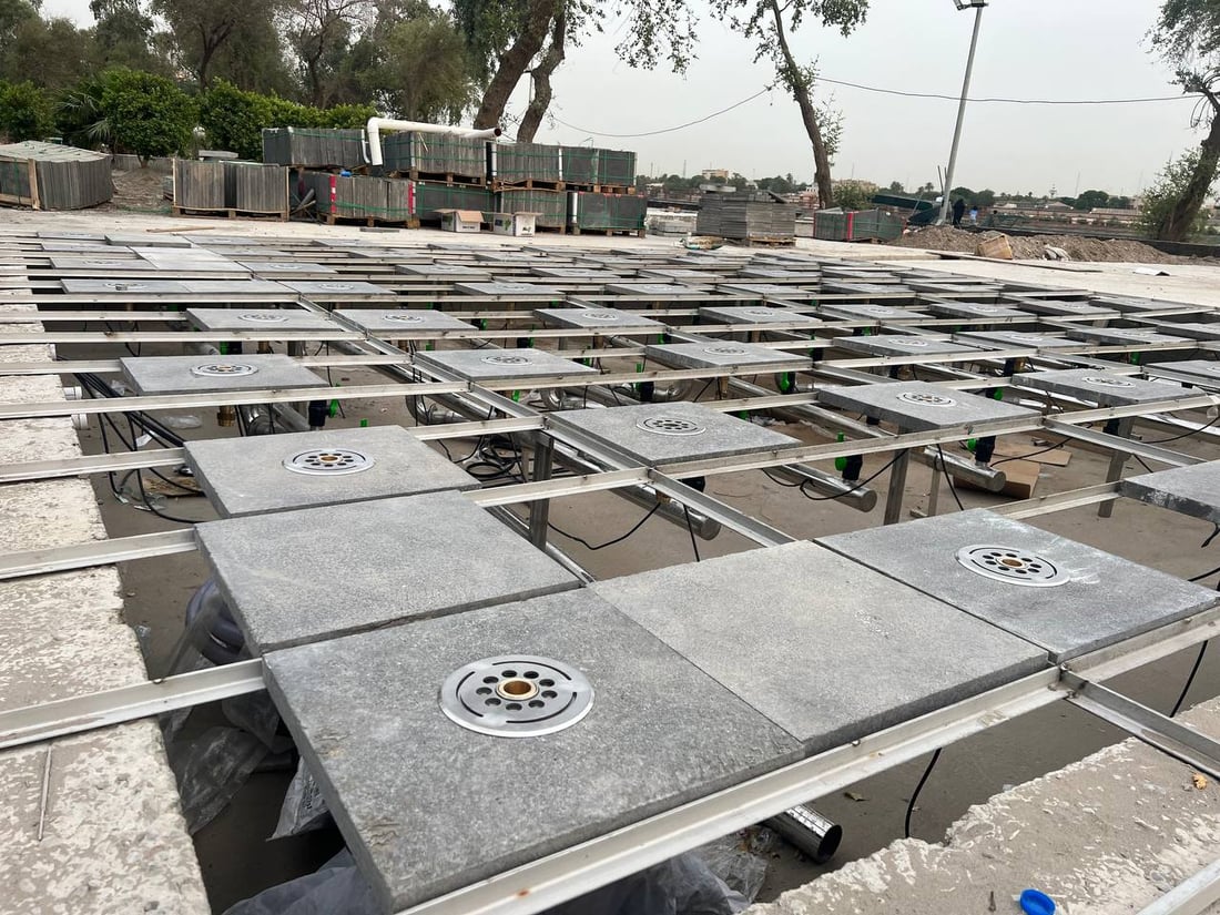 بغداد على موعد مع نافورة “أبو نؤاس” الراقصة.. الكورنيش يصل إلى كسرة دجلة (صور)