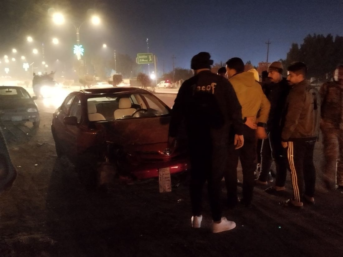 صور: محتفل متهوّر في بابل سيدفع 5 ملايين دينار بعد تدميره كاميرا حكومية