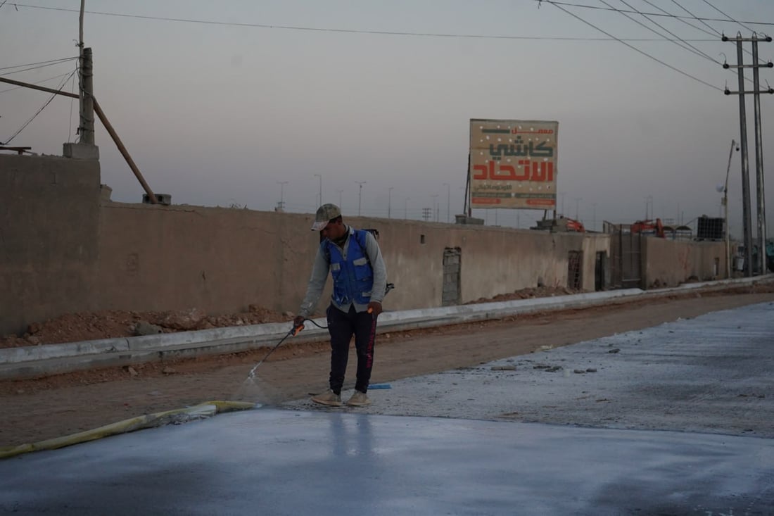 صور جوية.. الحلة والنجف ترتبطان بطريق جديد نحو كربلاء قبل الأربعينية