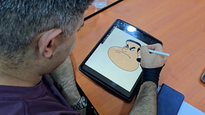 انتظروا ثورة كاريكاتير عراقي.. قرار النجم ناصر إبراهيم من الصويرة