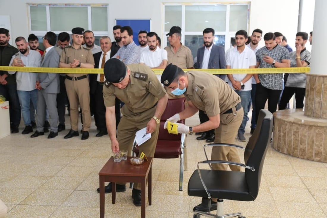 پۆلیسی دهۆك به‌ شانۆگه‌ری‌ زانیاری له‌سه‌ر تاوانه‌كان ده‌داته‌ خوێندكارانى زانكۆ