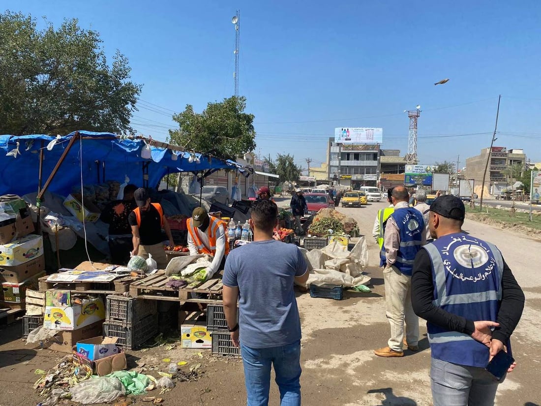 الزعفرانية “تحاور” أصحاب البسطات قبل رفع التجاوز.. آليات البلدية مستعدة