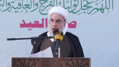 ممثل المرجعية ينقل وصايا السيستاني: ندعو للتنديد بالحرب الظالمة على إيران